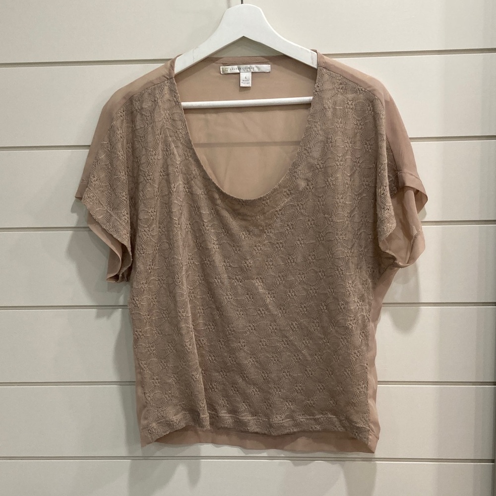 Nude Knit Top